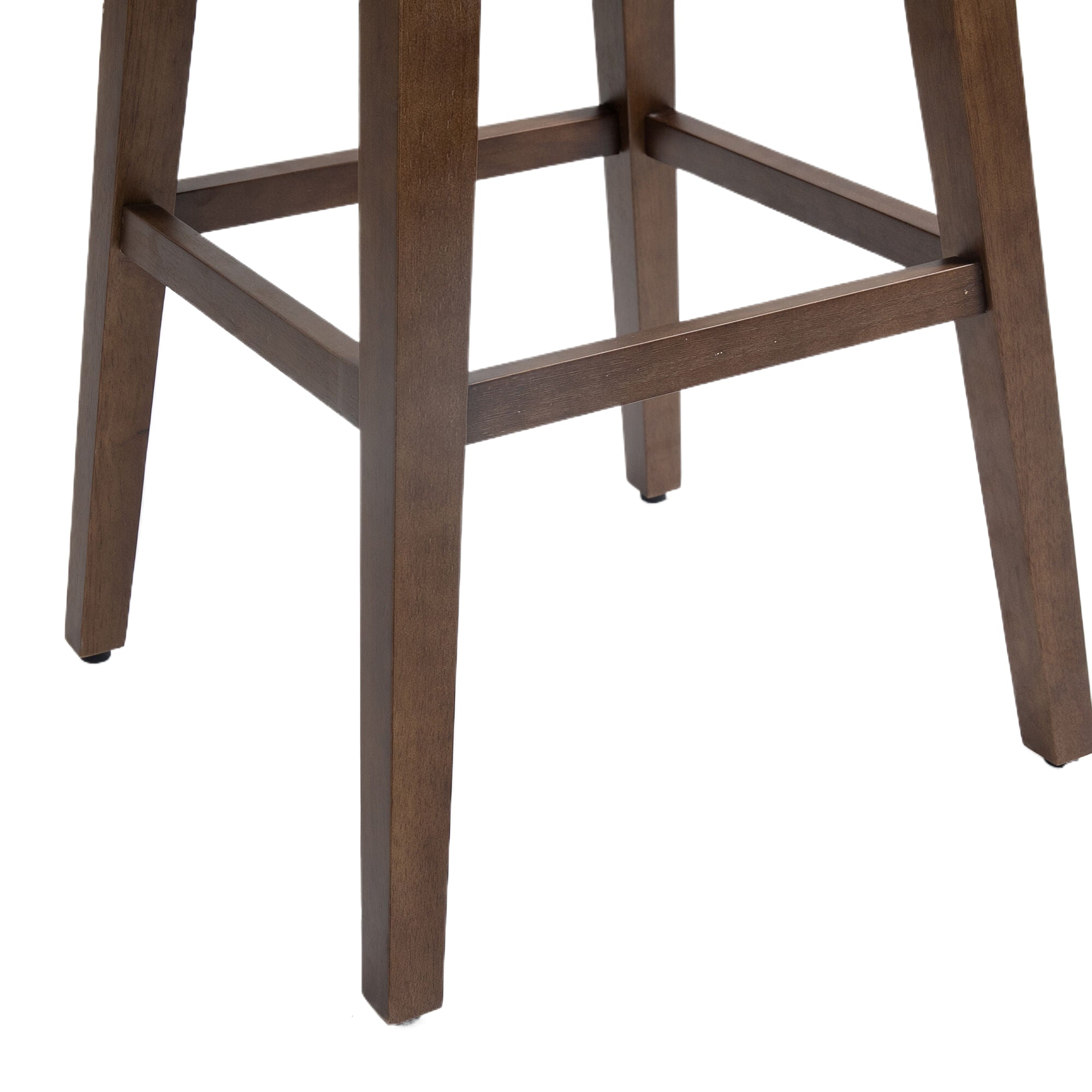 Bar Stools Set of 2 Counter Height Chairs with Footrest for Kitchen,